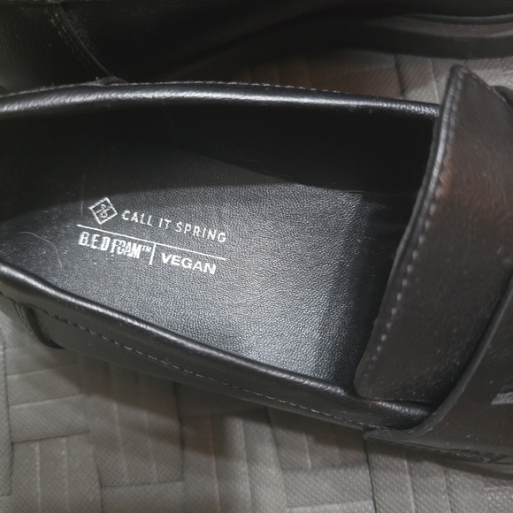 Call It Spring Black Loafers - Picture 2 of 3